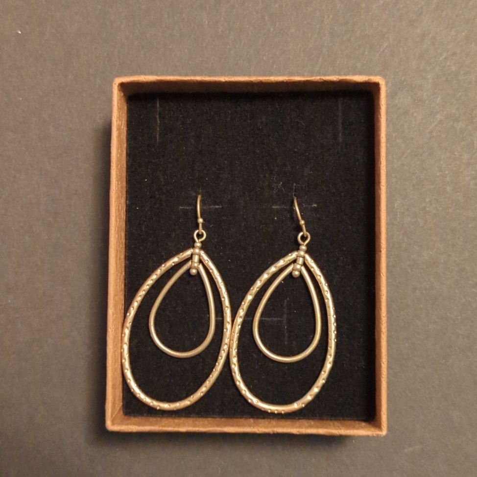 Gold Toned Earrings